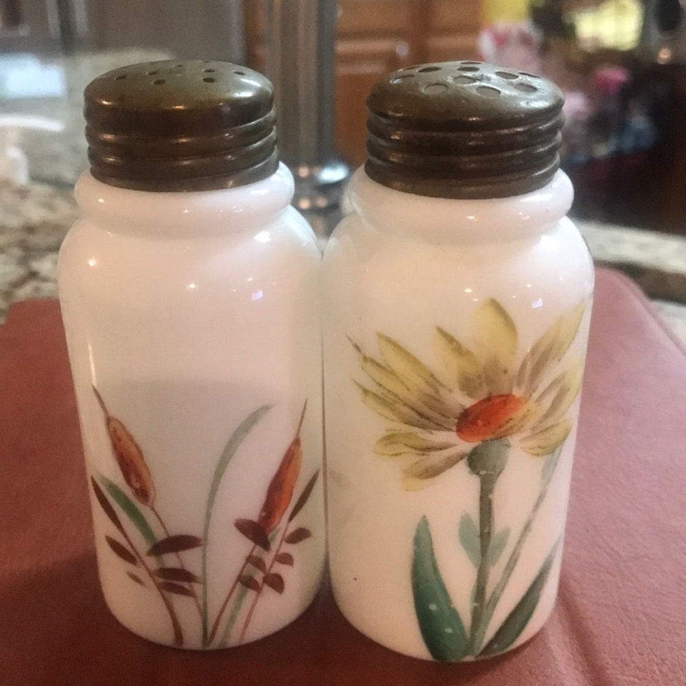 Salt and Pepper Vintage Hand Painted Salt & Pepper Shaker